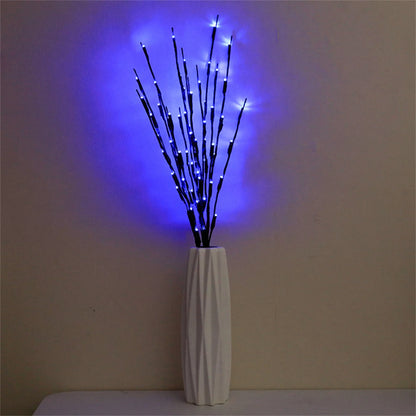 73cm 20 Bulbs LED Willow Branch Lamp Artificial Branch Willow Twig Vase Lights Battery Powered for Wedding Party Fairy DIY Decor