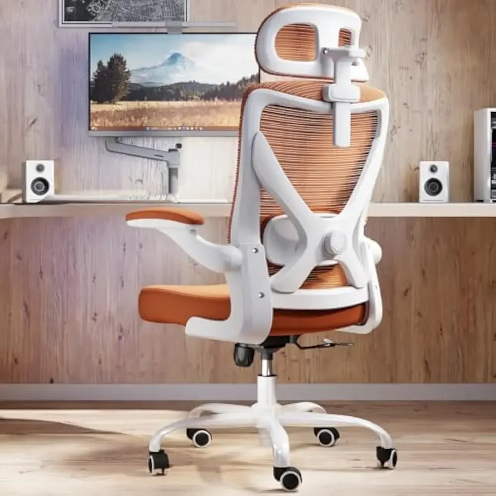 Ergonomic Mesh Office Chair w/ Lumbar Support, and Headrests