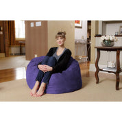 Memory Foam Bean Bag Chair Lounger with Microsuede Cover Kids and Teens Comfortable Gaming Furniture Bedroom Basement Dorm Room
