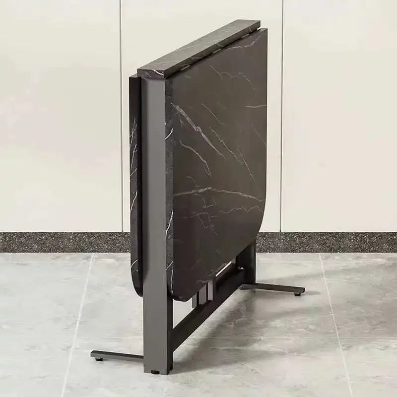 Foldable Modern Kitchen Retractable Rectangular Dining Table