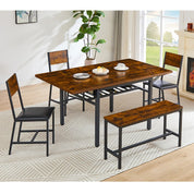 Vintage Folding Dining Table 63.2” – Space Saving Extendable Kitchen Table with 1.2” Thick Top for Small Dining Rooms & Apartments