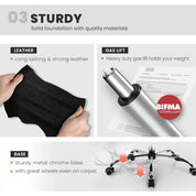 Ergonomic High Back Office Chair with Cushion Lumbar Support