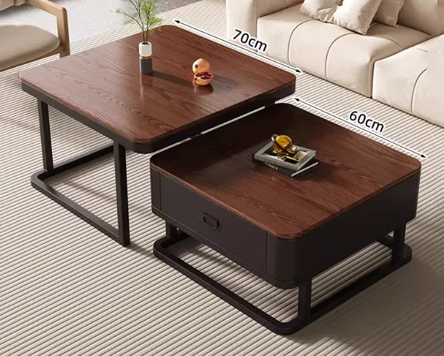 FurnishSpot® Solid Wood Coffee Table – Timeless Living Room Accent