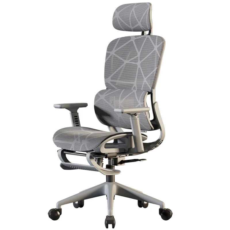Ergonomic comfortable sedentary office chair with lumbar support