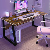 Gaming Desk Computer Writing Table Student Art Modren Simple Style PC Wood Suitable for Home, Office