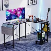 FurnishSpot SpaceSmart™ Modular L-Shaped Computer Desk with Storage