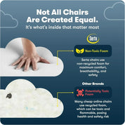 Ergonomic Adjustable Mid Back Desk Chair with Lumbar Support