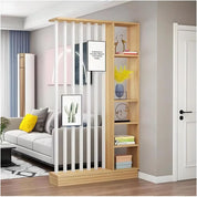 Modern Room Divider with Shelves, Privacy Screens Rooms Divider Bookcase, Separation Entrance Decor, Room Wall Panel for Home
