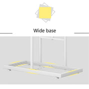 8-Tier Corner Plant Stand – Metal Flower Shelf for Indoor/Outdoor Planters, Vertical Display, and Storage
