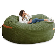 XXL Foam Filled Bean Bag Chair Removable Cover Cozy Plush Comfortable Furniture Home Indoor Relaxation Leisure Activities