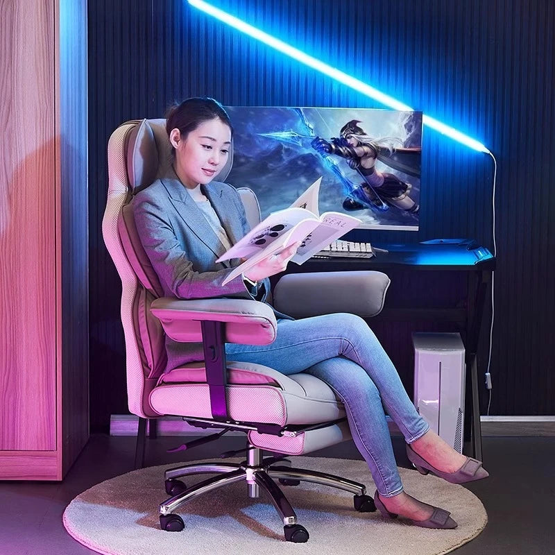 comfy gaming chair recliner recliner
headrest Long Sitting Solid chair adult Rotatable Luxury
cadeira gamer Home furniture