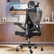 Ergonomic Mesh Office Chair w/ Lumbar Support, and Headrests