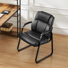 JHK Ergonomic Padded PU Leather Backrest Chair