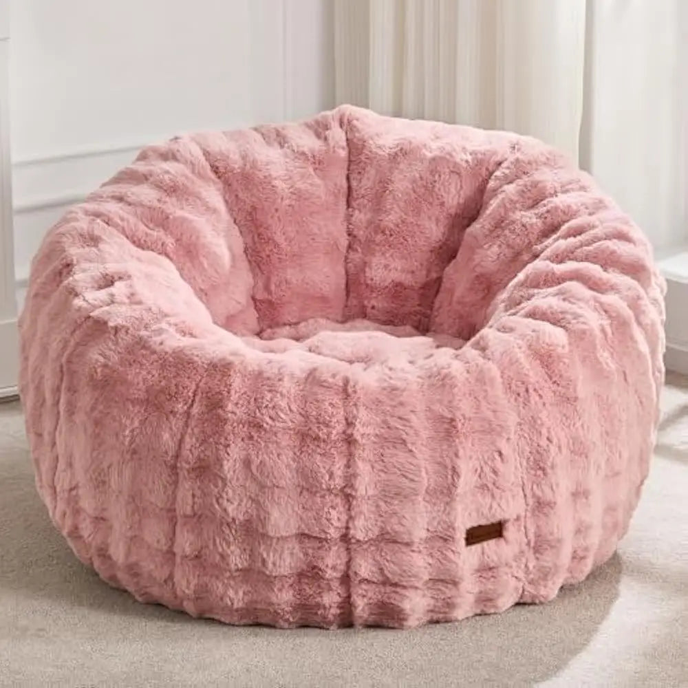 Bean Bag Chair, Comfy Giant Stuffed Bean Bag Chais, w/Spacious Design for Reading, Playing or Relaxing, Bean Bag Couch for Adult