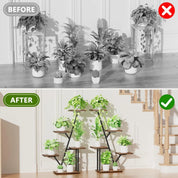 SmartSpace™ 5-Tier Corner Plant Stand with Grow Lights (2-Pack) – Indoor Vertical Plant Shelf