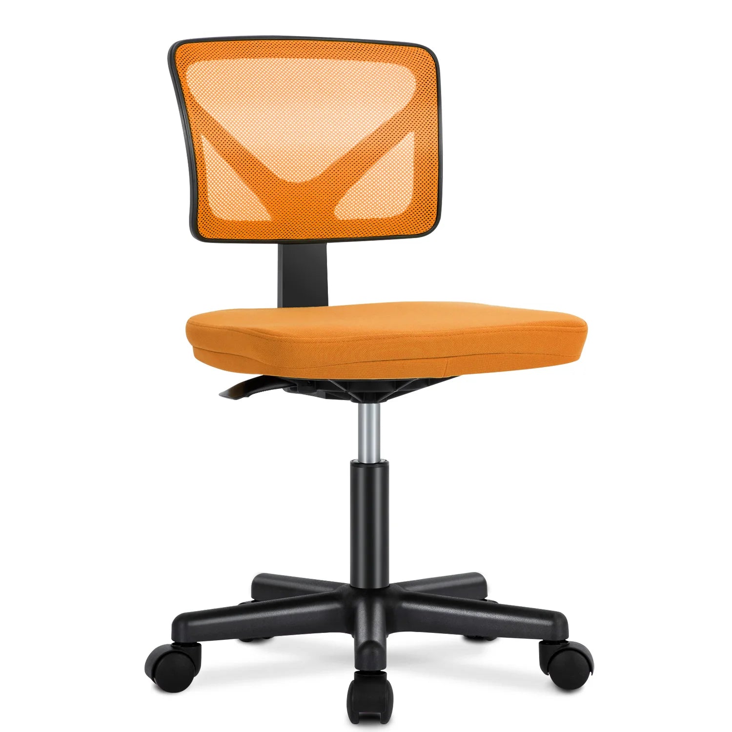 Lumbar Support Low Back Adjustable Height 360° Rolling Swivel Office Chair
