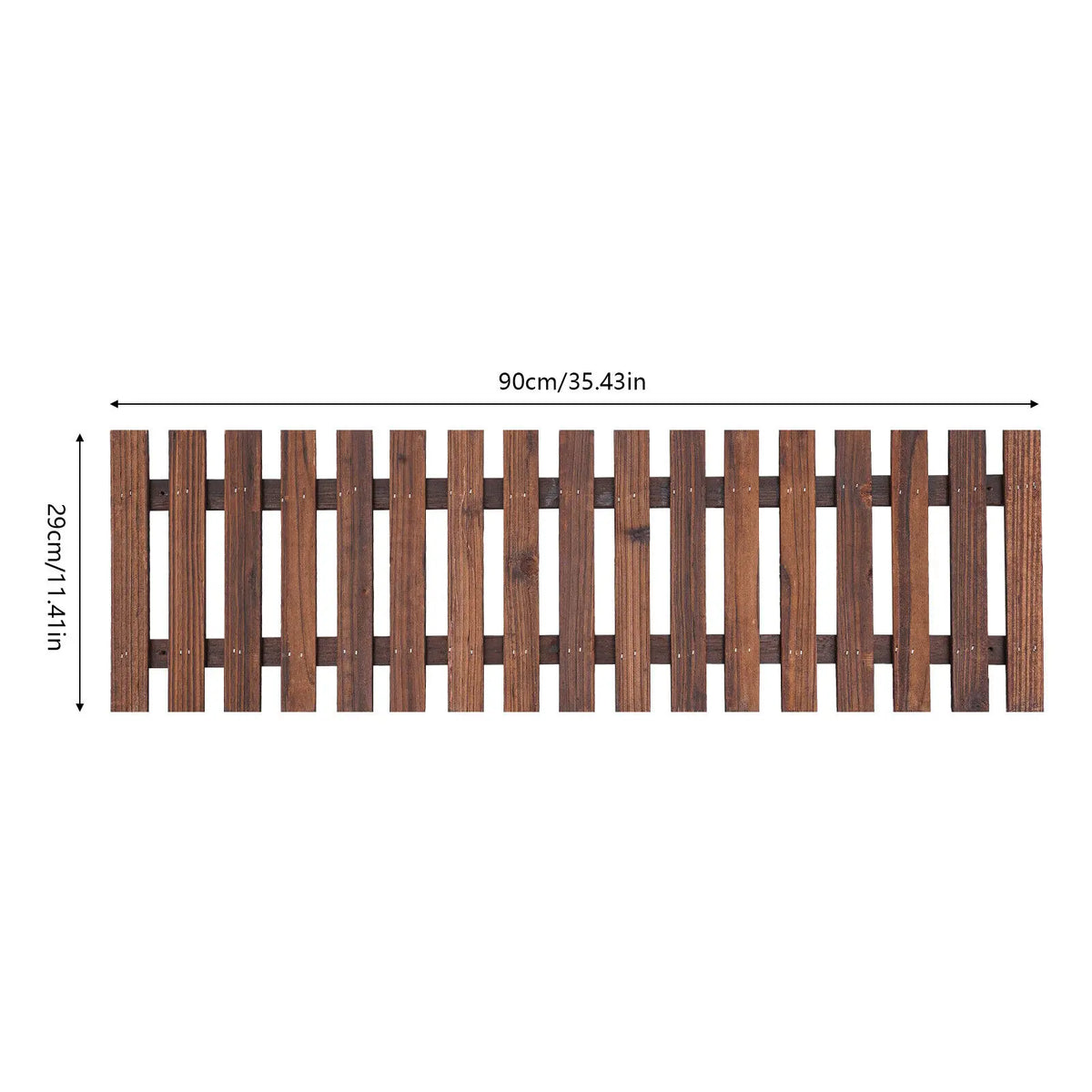 2PCS Rustic Cedar Wood Wall Mounted Flowerpot Shelf for Indoor and Outdoor