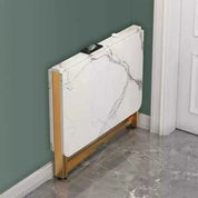 Foldable Modern Kitchen Retractable Rectangular Dining Table