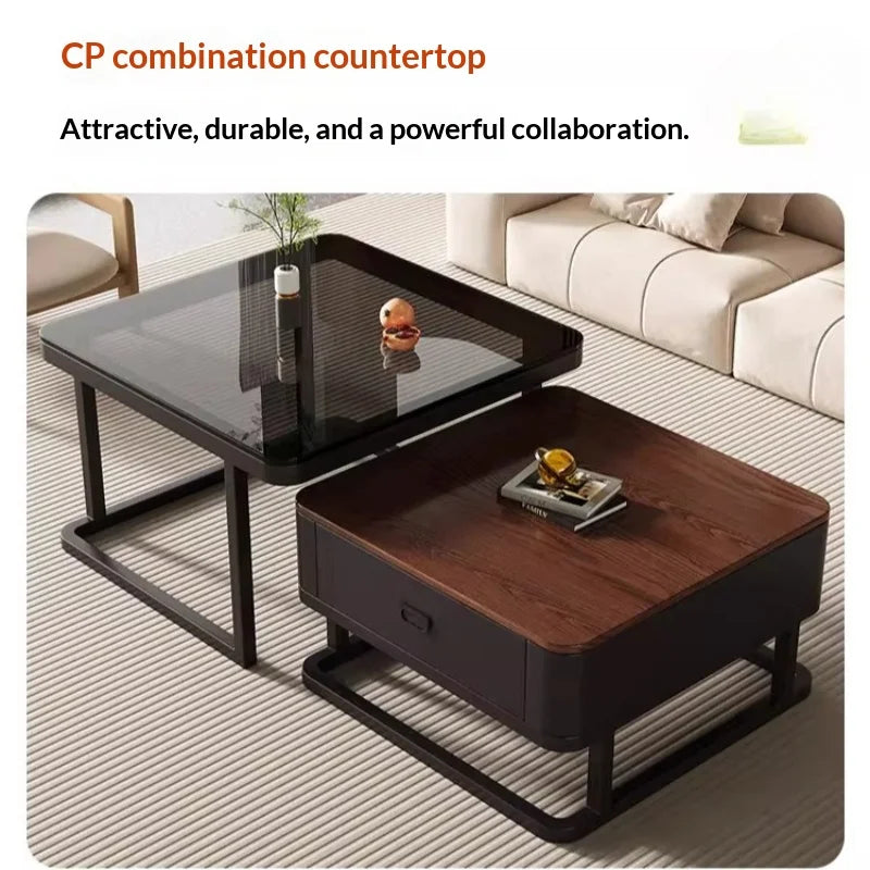 FurnishSpot® Solid Wood Coffee Table – Timeless Living Room Accent