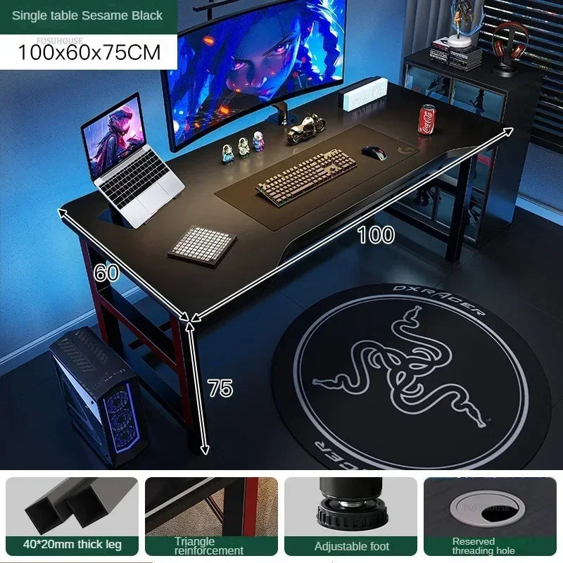 Nordic Desktop Computer E-sports Gaming Desk