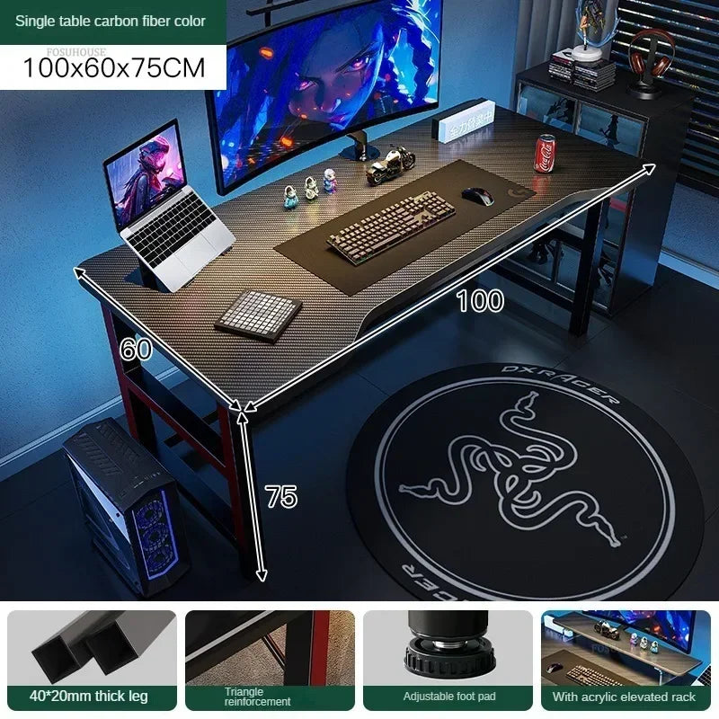 Nordic Desktop Computer E-sports Gaming Desk