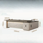 Luxury Gamer Computer Desk Accessories Office Table With Chair for Adults Modern Executive Storage Hutch Cabinent a Study Heigh