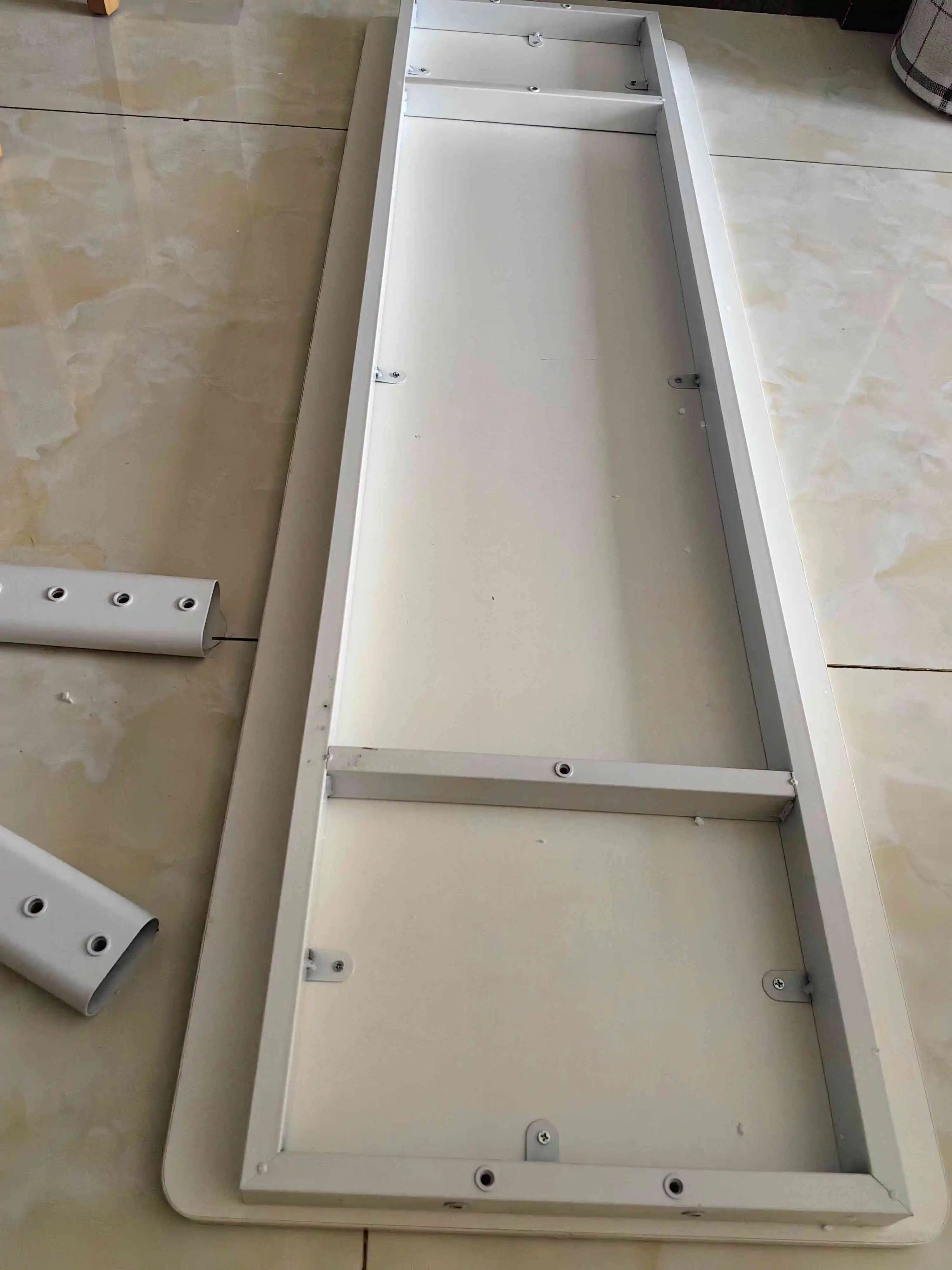 Height Adjustable Solid Wood Computer Desk with Wheels – Small Laptop Table 40/50cm for Home Office Study Workstation