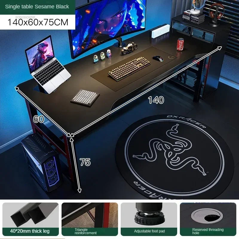 Nordic Desktop Computer E-sports Gaming Desk