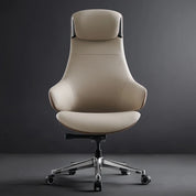Nordic Leather Modern Ergonomic Office Chair