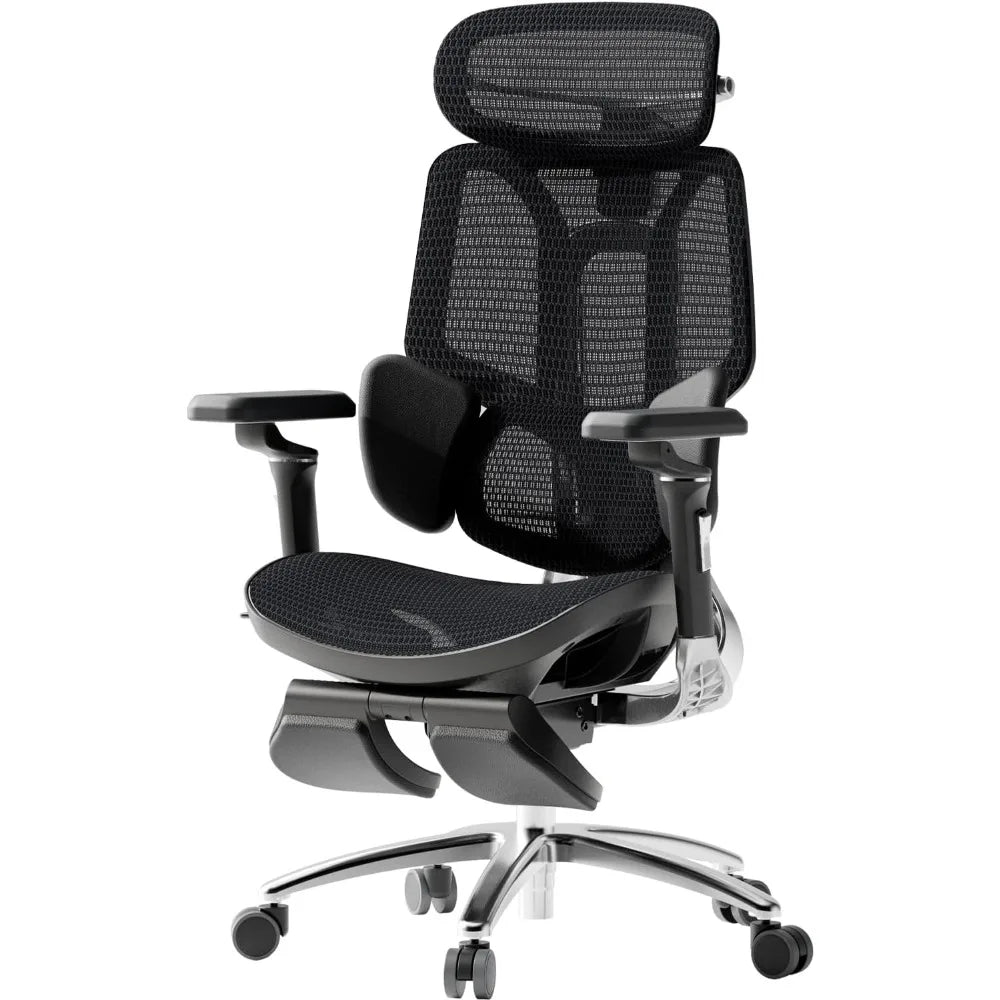Big and Tall Ergonomic Office Chair with 3-Zone Dynamic Lumbar Support