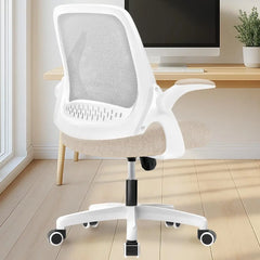Lumbar Back Support Flip-up Padded Armrest Office Chair