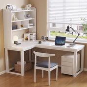 European Solid Wood Corner Computer Desks Home Desktop Computer Table L-shaped Long Writing Desks Double E-sports Gaming Table D