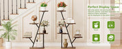 SmartSpace™ 5-Tier Corner Plant Stand with Grow Lights (2-Pack) – Indoor Vertical Plant Shelf