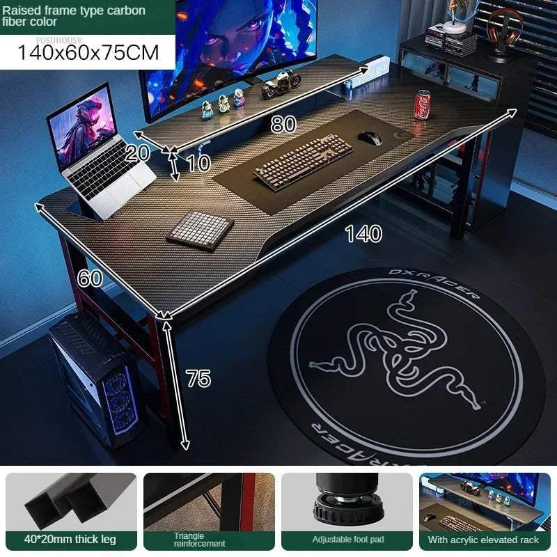 Nordic Desktop Computer E-sports Gaming Desk