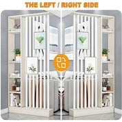 Modern Room Divider with Shelves, Privacy Screens Rooms Divider Bookcase, Separation Entrance Decor, Room Wall Panel for Home