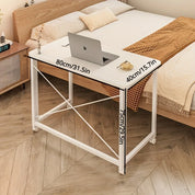 Folding movable computer table