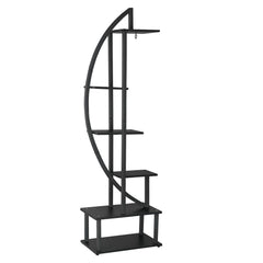 6th Floor Half Moon Ironwood Suitable For Garden Balcony Patio Lawn Home Decoration Plant Stand Flower Pot Stand Iron Flower