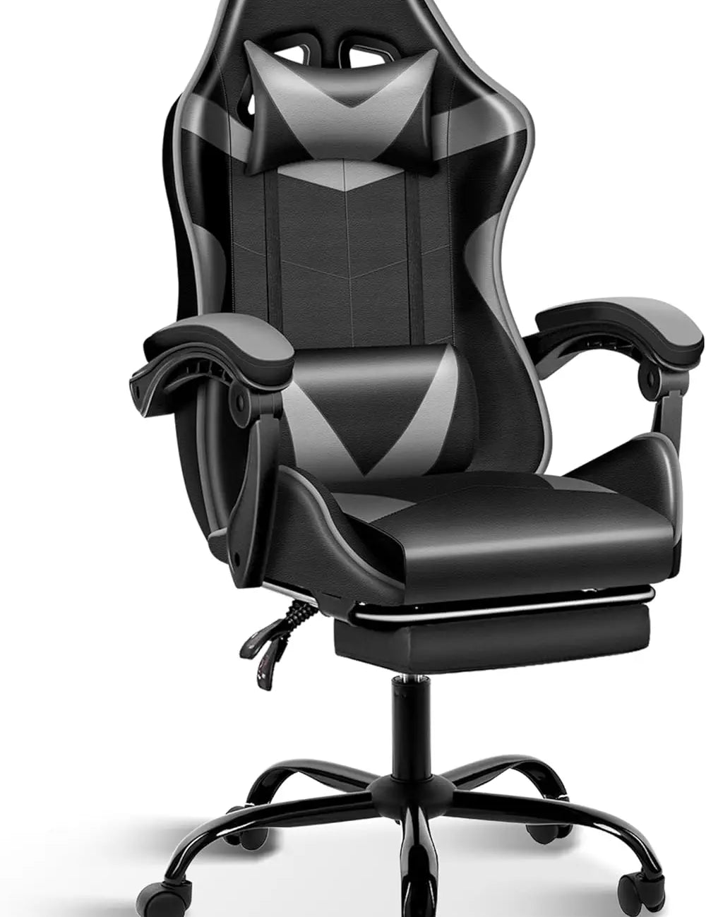 Ergonomic Racing Style Height Adjustable & 90°-135° Tilt Function Gaming Chair with Footrest