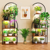 Plant Stand Indoor with Grow Lights, Large Plant Stands for Indoor Plants Multiple, 67" Tall Plant Shelf Indoor, 10 Lights Tiere