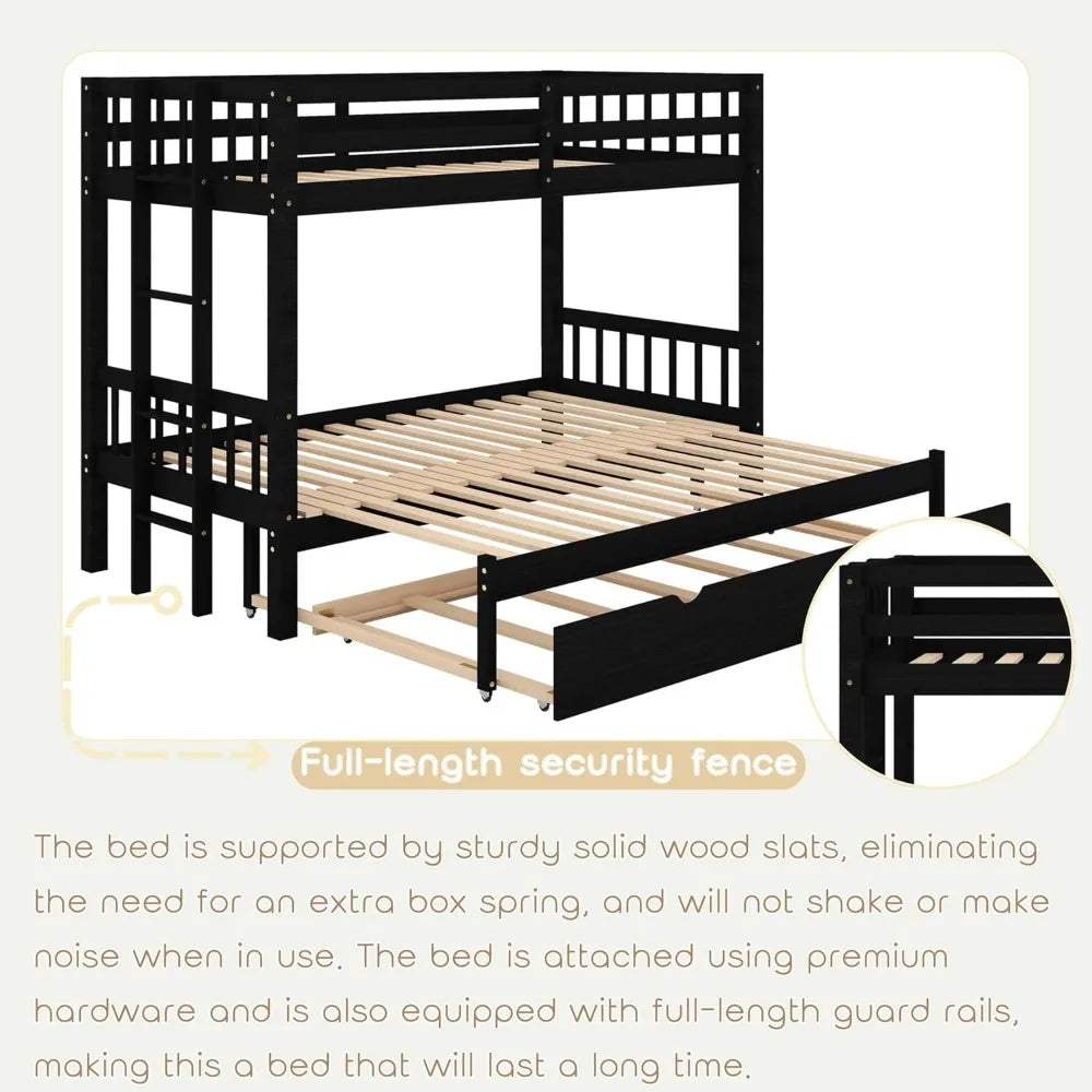Twin Over Twin/King Extendable Bunk Beds