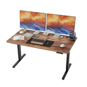 SmartHealth™ 63" x 24" Electric Standing Desk – Ergonomic Height Adjustable Sit-Stand Workstation