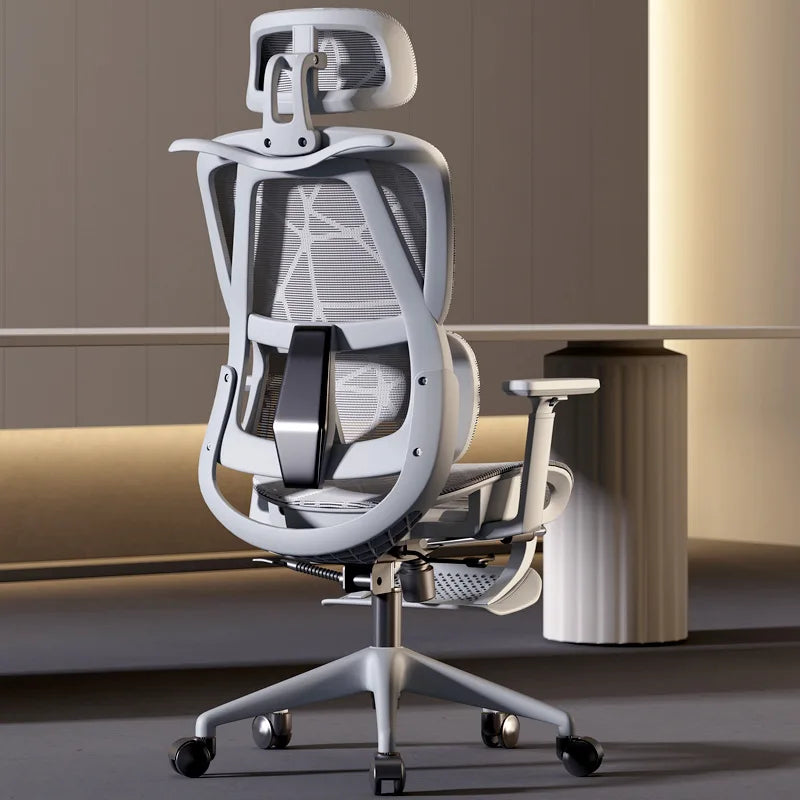 Ergonomic comfortable sedentary office chair with lumbar support