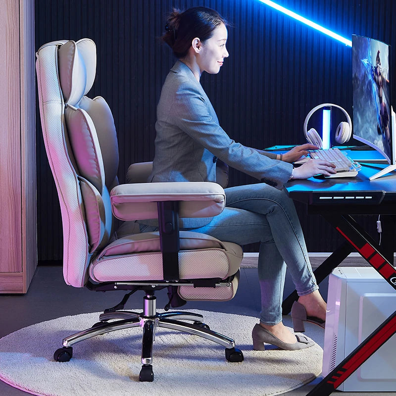 comfy gaming chair recliner recliner
headrest Long Sitting Solid chair adult Rotatable Luxury
cadeira gamer Home furniture