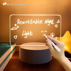 Creative LED Message Board Night Light