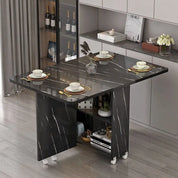 Folding multifunctional houshold dining table