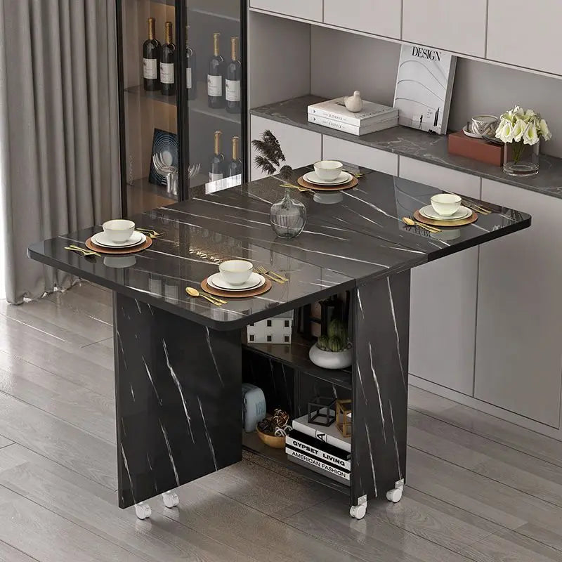 Folding multifunctional houshold dining table