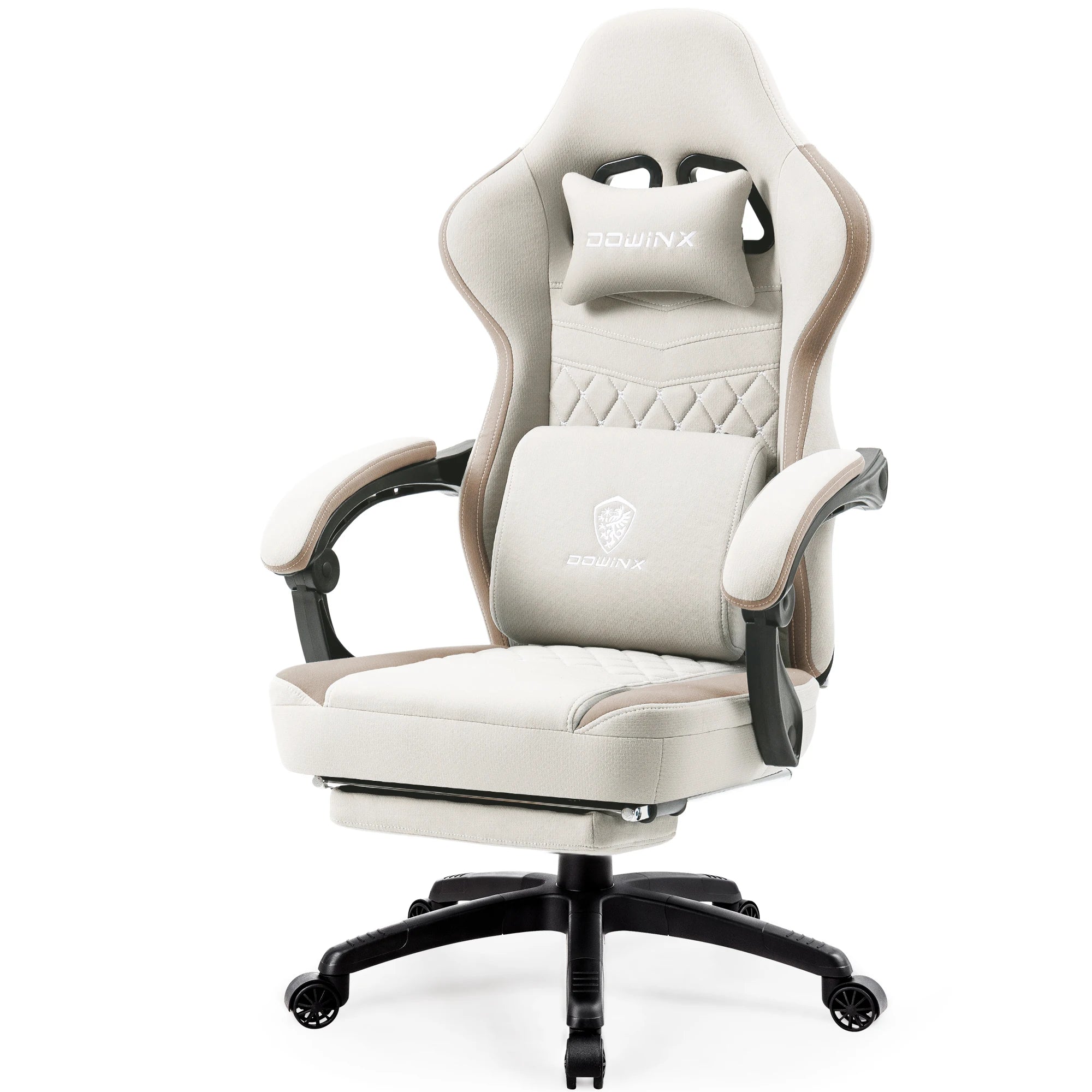 Gaming Chair with Pocket Spring Cushion, Gel Pad and Storage Bag