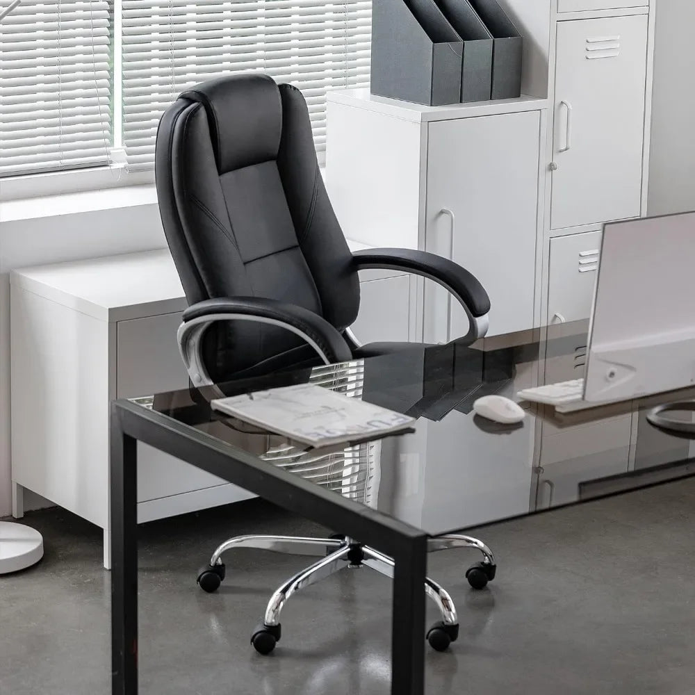 Ergonomic High Back Office Chair with Cushion Lumbar Support