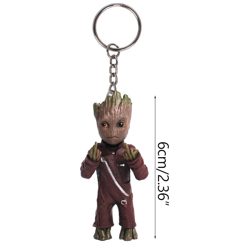 Fashion Handicrafts Anime Action Groot Character Multifunction Plants Flower Pot Pen Holder Storage Organizer Home Decor Crafts