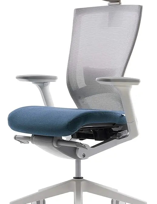 Ergonomic Office Chair with Adjustable Headrest, Lumbar Support, and 3D Armrest